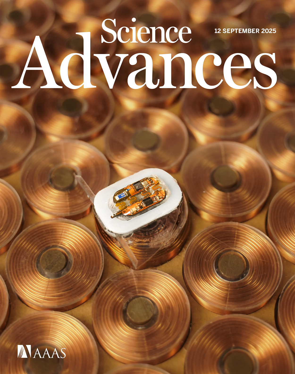 Science Advances cover, September 2025